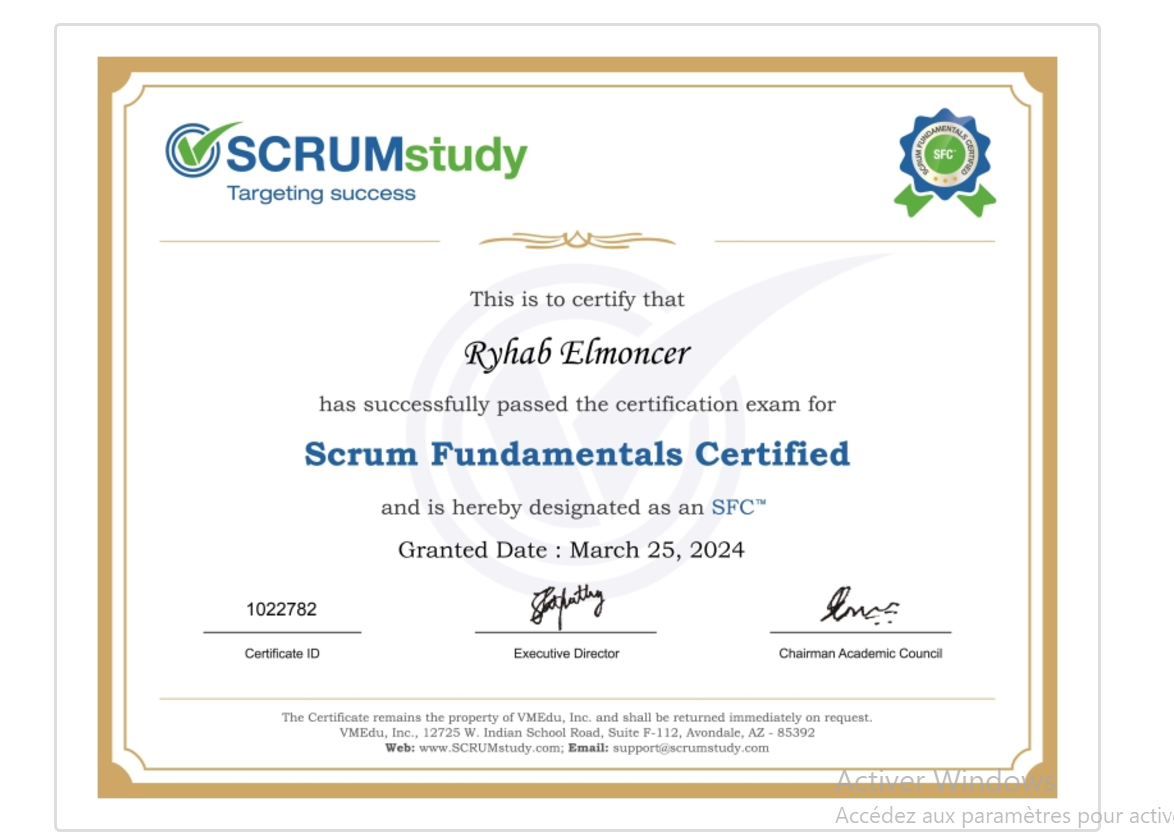Scrum Certification