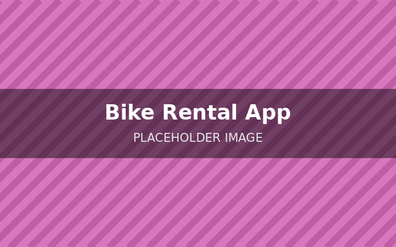 Bike Rental App placeholder