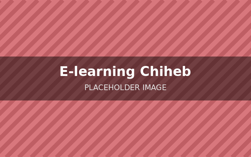 E-learning Chiheb placeholder